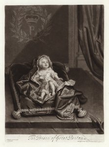 Portrait du prince James Stuart bébé - Godfrey Kneller