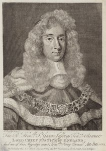 Sir George Jeffreys, juge gallois - Godfrey Kneller