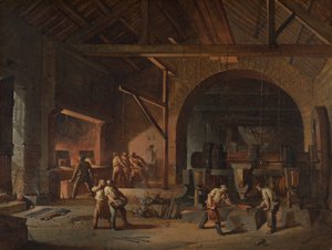 Forge inclinée