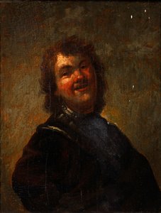 Rembrandt riant, 1658 - Godfried Cornelisz Schalcken