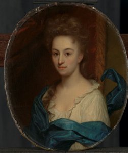 Portrait de Josina Clara van Citters (1671-1753), fille de Josina Parduyn - Godfried Schalcken