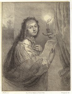 Femme avec une bougie - Godfried after Schalken or Schalcken