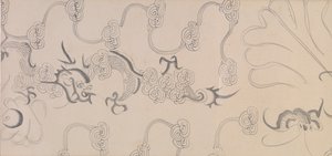 Détail des cinq chevaux de tribut - Gonglin Li