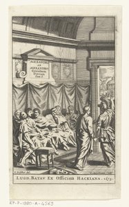 Page de titre pour Alexander ab Alexandro, Genialium dierum, tome 1, 1673 - Gonsales Appelmans (attributed to)