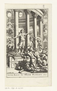 Page de titre pour Alexander ab Alexandro, Genialium dierum, tome 2, 1673 - Gonsales Appelmans (attributed to)