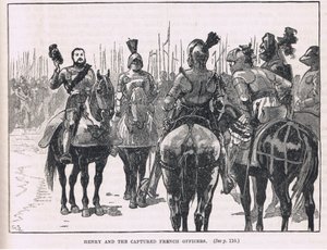 Henri et les officiers français capturés 1513