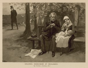 Illustration pour Les Newcomes par Thackeray