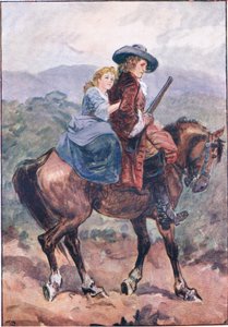 "Maintenant je peux pleurer autant que je veux", de Lorna Doone publié par W & R Chambers Ltd, 1921 - Gordon Frederick Browne