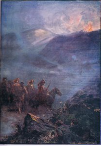Le chemin de guerre des Doones, de Lorna Doone pub. par W & R Chambers Ltd, 1921 - Gordon Frederick Browne