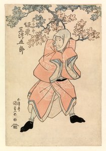 Acteur Bando Mitsugoro III, dans le rôle de Tokoshiro ou peut-être Dojishiro, c.1808-25 - Gototei Kunisada