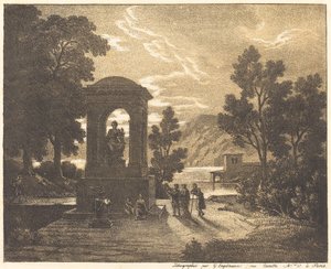 Paysage classique - Gottfried Engelmann