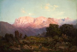 Schlern avec Rosengarten vu de Rampeun