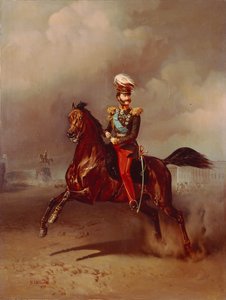 Portrait du Comte Vladimir Fyodorovich Adlerberg 1791-1884, 1859 - Gottfried Willewalde
