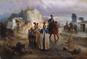 Les hommes français captifs en 1814, 1885 - Gottfried Willewalde