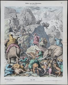 Hannibal traverse les Alpes de Münchener Bilderbogen