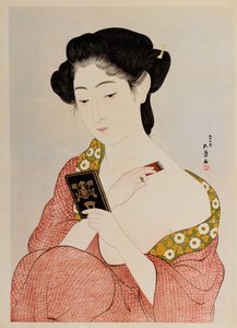Une femme en sous-vêtements, 1918