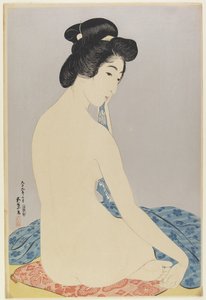 Femme après le bain, juillet 1920 - Goyo Hashiguchi