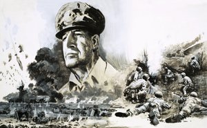 Douglas MacArthur avec des scènes du Débarquement - Graham Coton