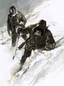 Le Dr Isaac Stringer et C. F. Johnson ont traversé le Yukon en trekking. - Graham Coton