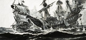 Bataille navale non identifiée - Graham Coton
