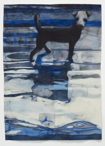 Chien en peluche, 2025 (aquarelle)