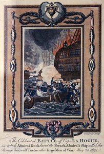 La célèbre bataille du cap La Hogue, 20 mai 1692