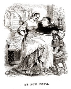 Le Bon Pape : Temps - Grandville (1803 47)