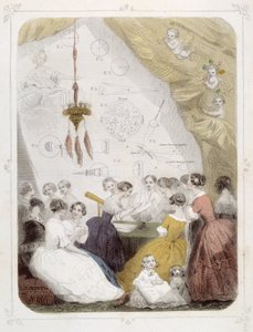 Dames étudiant l