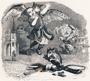 Le dépositaire infidèle - Fables de La Fontaine - Grandville