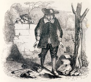Le brûleur et son compère - Fables de La Fontaine - Grandville