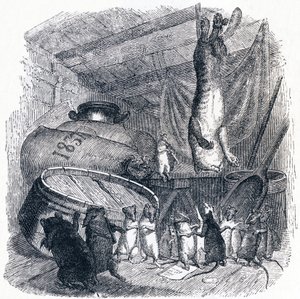 Le chat et un vieux rat - Fables de La Fontaine