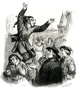 Le fou qui vend la sagesse : La fable de La Fontaine