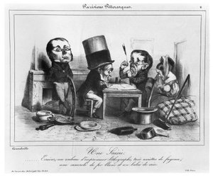 Une saisie, vers 1840