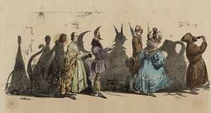 La Caricature; Les Ombres Portées, No. 5 - Grandville 1803 47 Grandville 1803 47