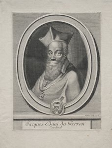 Cardinal Jacques Davey Duperron - Gérard Edelinck
