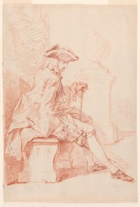 Gentilhomme assis - Gravelot