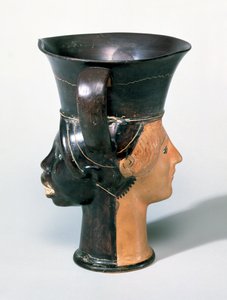 Kantharos janiforme attique, vers 470 av. J.-C. - Greek
