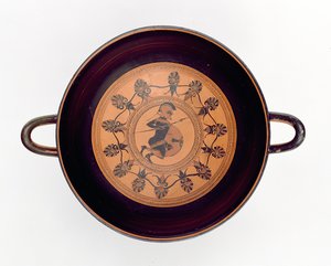 Coupe Siana représentant un guerrier, vers 560 avant J.-C. - Greek