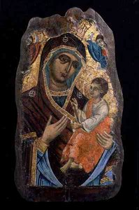 La Mère de Dieu Hodegetria, fragment