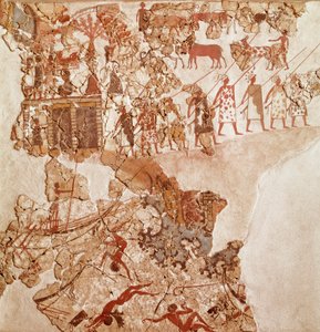 La mort des Libyens, fresque d