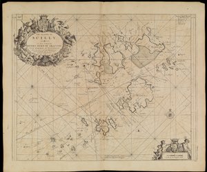 Carte des îles Scilly, c.1693