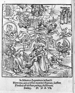 Les Arts Libéraux : le Trivium et le Quadrivium - dans «Margarita Philosophica» par Gregor Reisch (1467-1525). Bâle - Gregor Reisch