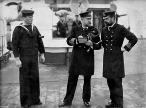 Un message pour le capitaine du cuirassé HMS Magnificent, 1896 - Gregory and Co