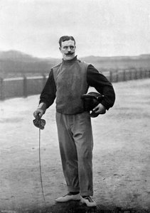 Capitaine Walter Edgeworth-Johnstone du Royal Irish Regiment, Aldershot, Hampshire, 1896 - Gregory and Co