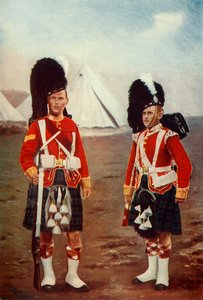 Sergent et clairon, 1er Argyle et Sutherland Highlanders, 1900