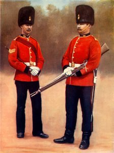 Sergent et soldat des Dubin Fusiliers, 1900