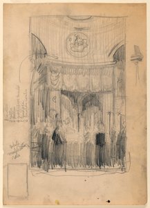 Funérailles du cardinal James Gibbons à la cathédrale catholique romaine, Baltimore, MD