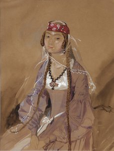 Portrait de la comtesse Marta Sologashvili, princesse Eristavi, 1840-1842