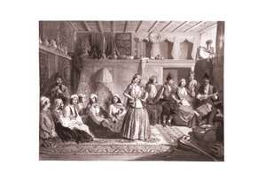 Les danseurs de Shamakhi, milieu du XIXe siècle - Grigori Grigorevich Gagarin