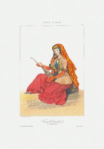 Femme de Shamakhy De : Scènes, paysages, mœurs et costumes du Caucase, 1840